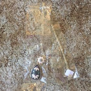 BNWT Lia Sophia Long Black Necklace